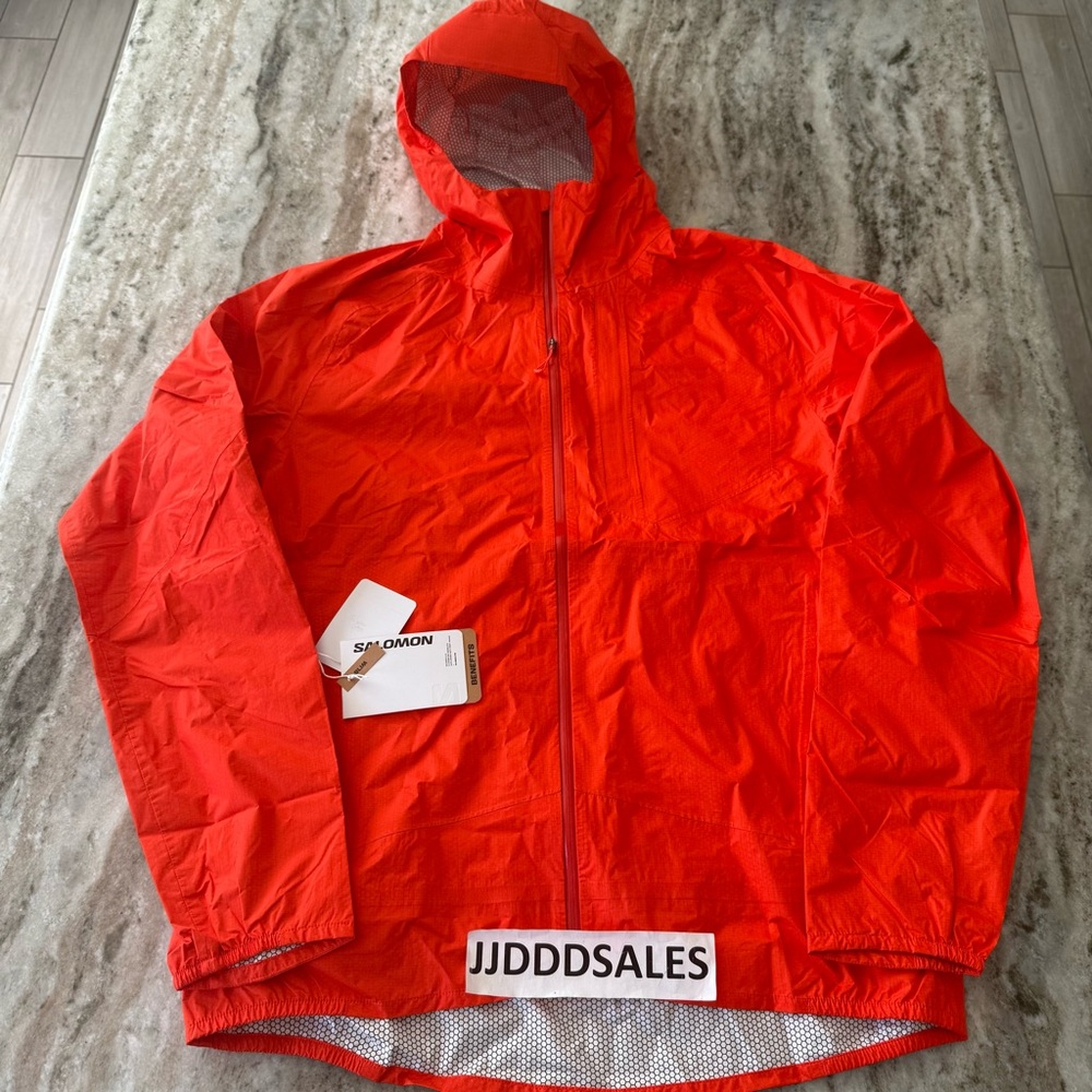 SALOMON BONATTI JACKET C22631 WIND PROOF WP CHERRY TOMATO MEN’S SIZES $180